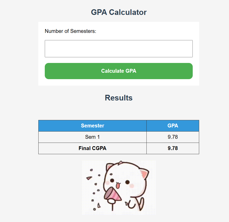 GPA Calculator 3